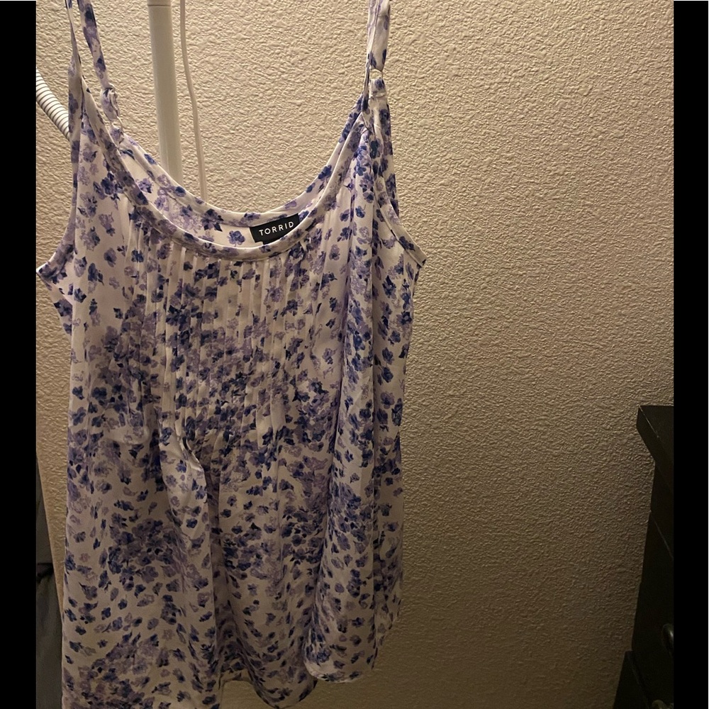 Torrid floral tank top